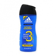 Adidas Shower Gel - Sport Energy 3 in 1 250ml