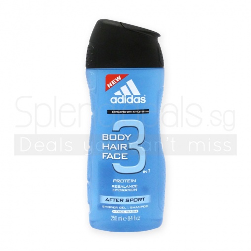 Adidas Shower Gel - After Sport Hydrating 3 in 1 250ml