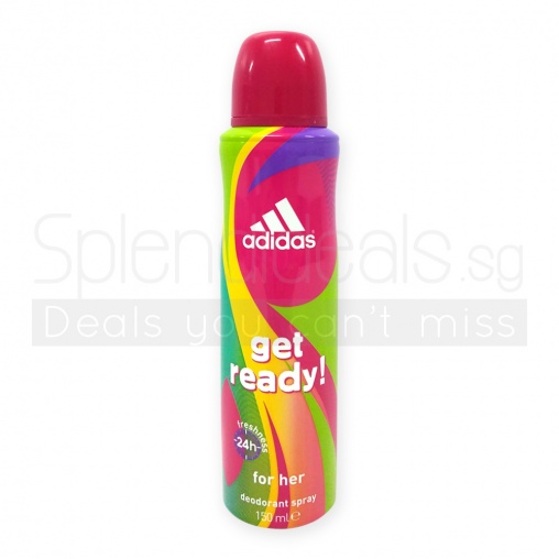 Adidas Women Spray - Get Ready 24h Perfumed Deodorant 150ml