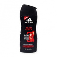 Adidas Shower Gel - Team Force 3 in 1 250ml
