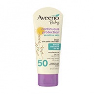 Aveeno Baby Sunscreen - Zinc Oxide Sensitive Skin Lotion SPF 50 88ml