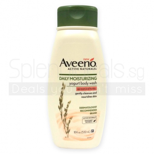 Aveeno Body Wash - Daily Moisturising Yogurt Apricot + Honey 532ml