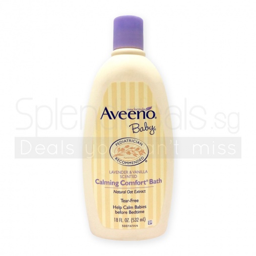 Aveeno Baby Bath - Lavender & Vanilla Calming Comfort Bath 532ml