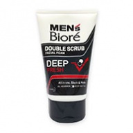 Biore MEN Facial Scrub - Black & White Deep Fresh 100g