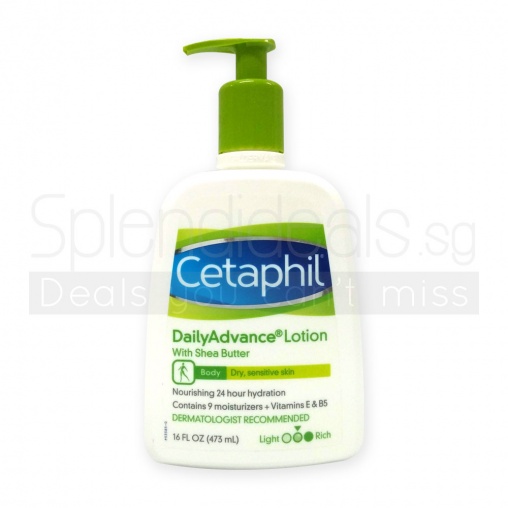 Cetaphil Lotion - Daily Advance Shea Butter Fragrance Free Lotion 473ml