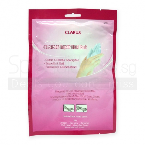Clarus Miracle Repair Hand Pack For Chapped & Dry Hand Skin  2s