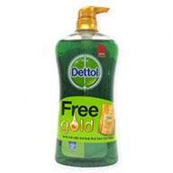 Dettol Shower Gel + Refill - Gold Daily Clean 950ml +250ml