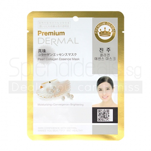 Dermal Premium Pearl Collagen Essence Mask 25gx10s