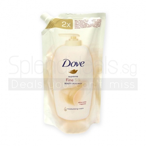 Dove Body Wash Refill - Fine Silk Caring W/White Orchid & Patchoulli 500ml