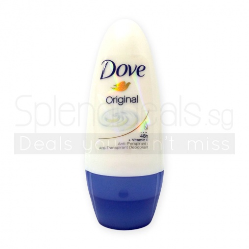 Dove Deodorant Roll On - Original Vitamin E Anti Perspirant 50ml