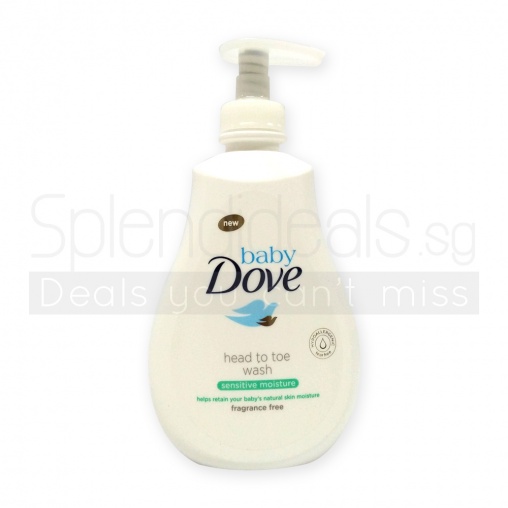 Dove Baby Head to Toe Wash - Sensitive Moisture Fragrance Free 400ml