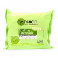 Garnier Cleansing Wipes - Skin Naturals For Normal Skin (25s)