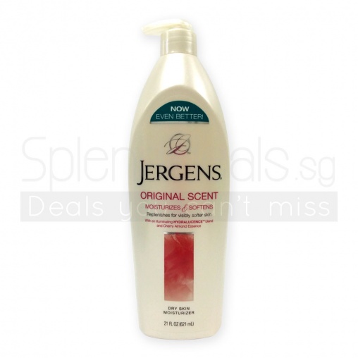 Jergens Original Scent Dry Skin Moisturiser with Cherry Almond Essence 621ml