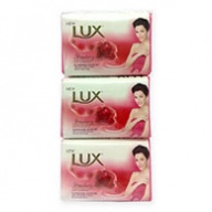 Lux Bath Soap - Strawberry & Cream for Noticeably Smooth Skin 90g x 6