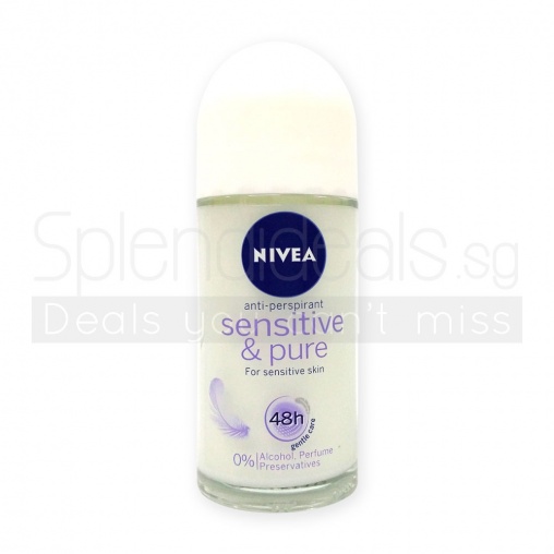 Nivea Deodorant Roll On - Sensitive & Pure for Sensitive Skin 50ml