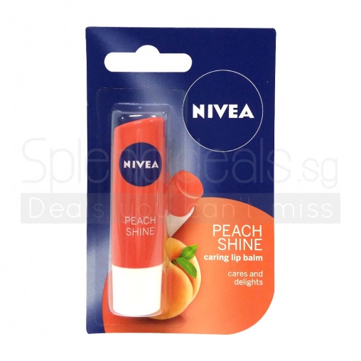 Nivea Lips Balm - Peach Shine 4.8g
