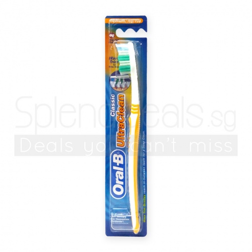 Oral-B Toothbrush - Classic Ultra Clean Wave Trim Deep Clean - Medium 1s