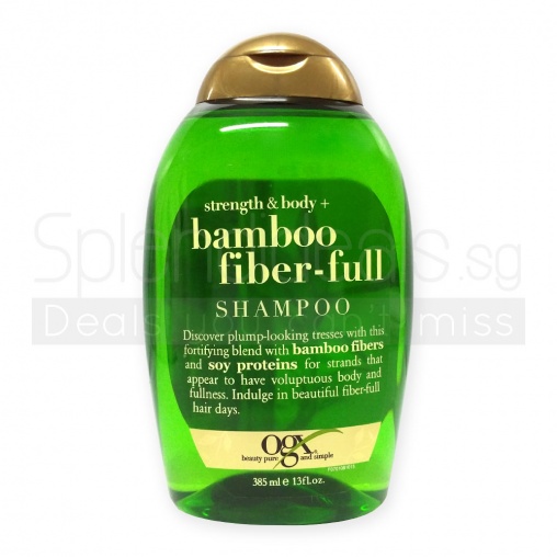OGX Strength And Body + Bamboo Fiber Full Shampoo 385ml