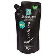 Shokubutsu Monogatari MEN Cool Sports Shower Cream Refill 500ml