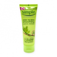 Simple Facial Scrub - Smoothing with Rice Granules 75ml