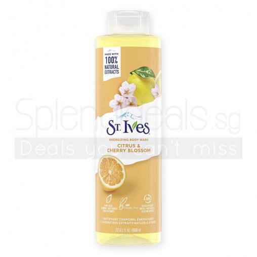 St Ives Body Wash  - Citrus Cherry Blossom 650ml