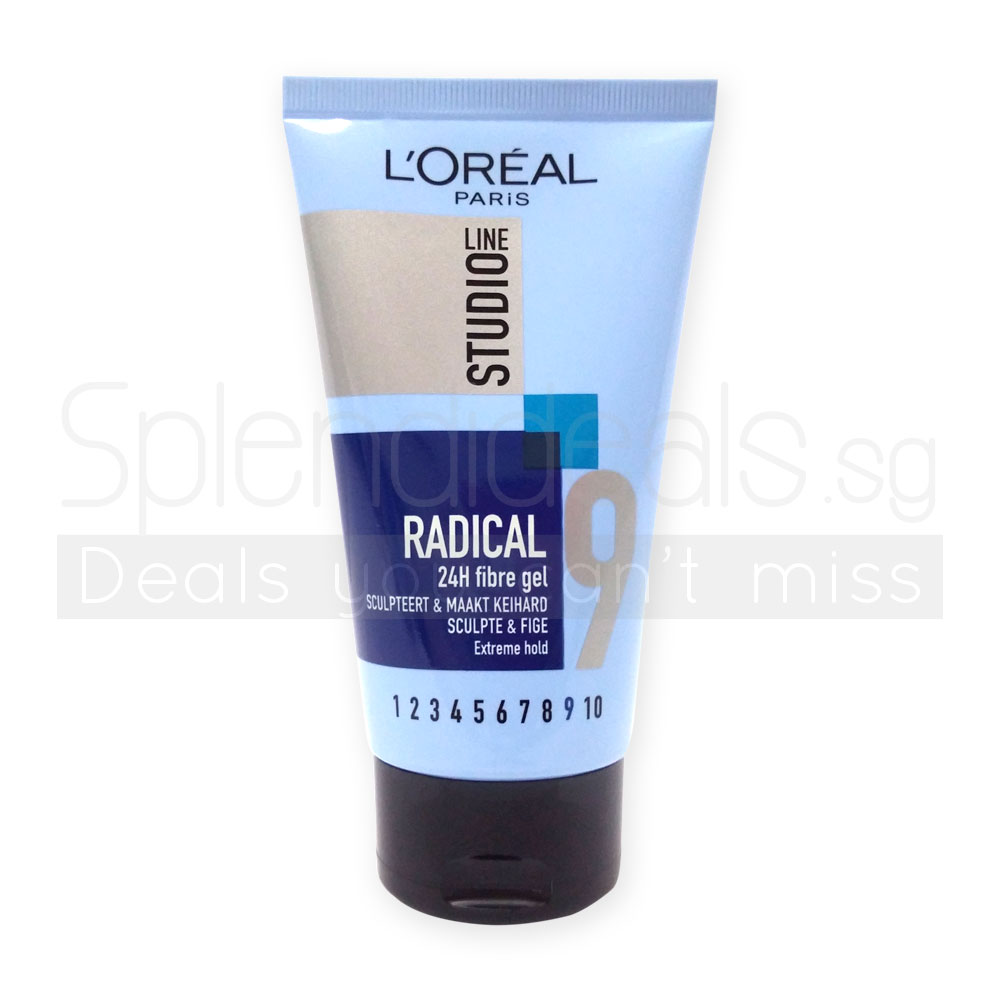 Hair Styling | Loreal Studio Line Radical Extreme Hold 24h Fibre Hair Gel 150ml Hair Styling | Loreal Studio Line Radical Extreme Hold 24h Fibre Hair Gel 150ml