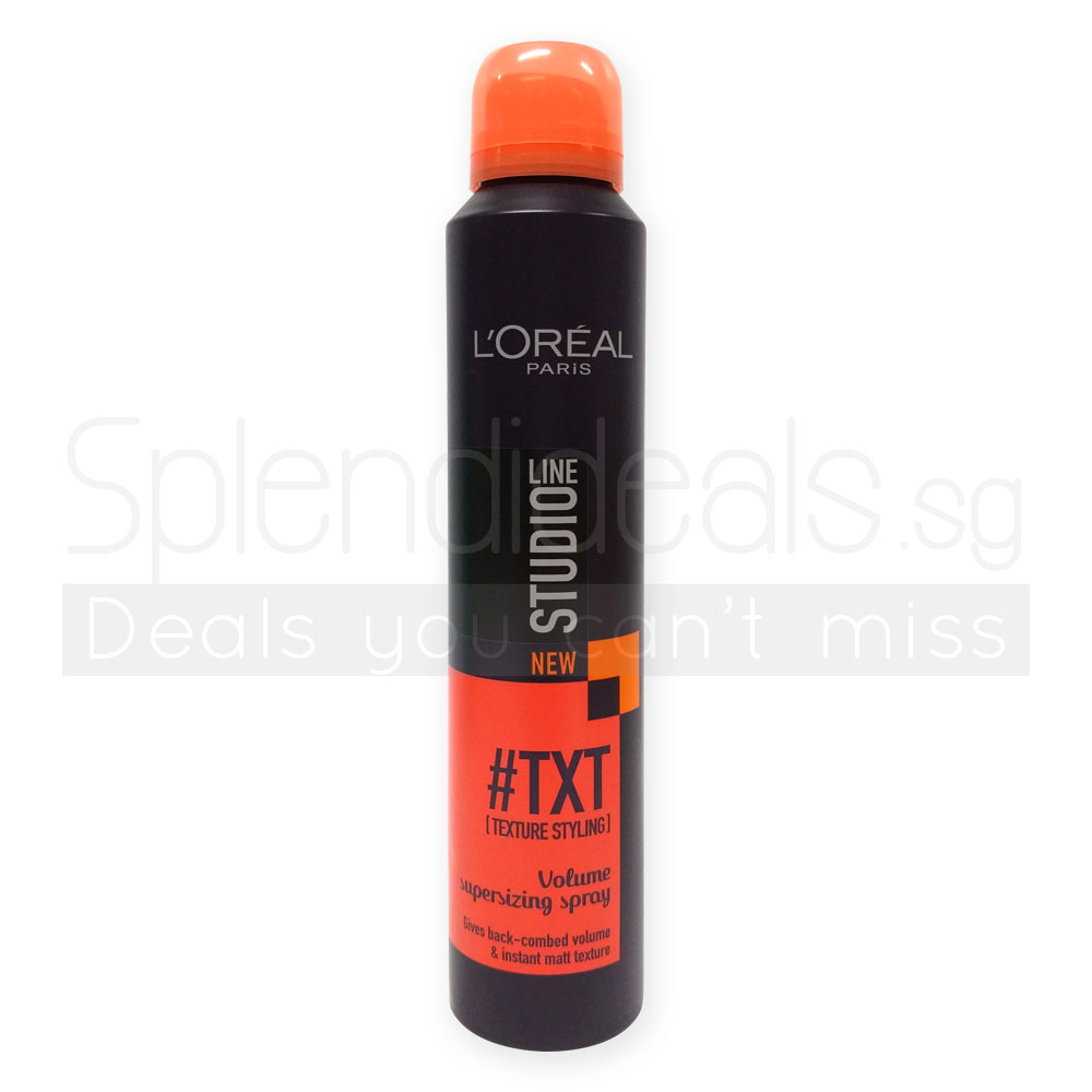 Hair Styling | Loreal Studio Line Texture Styling Volume Supersizing Spray  200ml