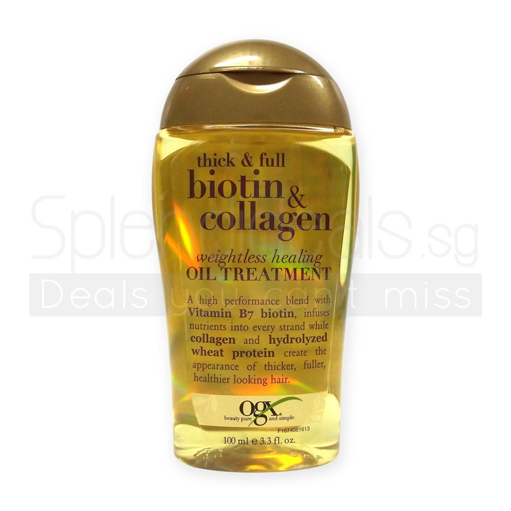 Hair Treatment Organix Thick And Full Biotin Collagen Weightless