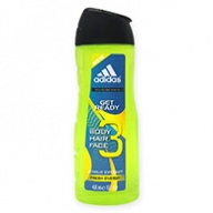 Adidas Shower Gel - Get Ready 3 in 1 400ml