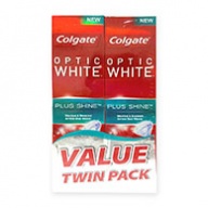 Colgate Toothpaste = Optic White Plus Shine Toothpaste 100g x 2