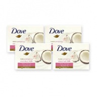 Dove Soap Bar - Purely Pampering Coconut Milk Beauty Cream 100g x 4s