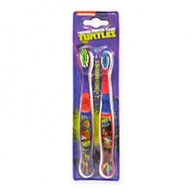 Fun Characters Toothbrush - Teenage Mutant Ninja Turtle Soft Souple for Ages 3+ 2s