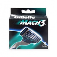Gillette Cartridges - Mach 3 Blades 8s