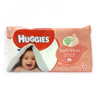 Huggies Soft Skin Baby Wipes with Shea Butter 56 Wipes