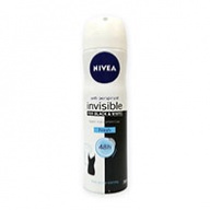 Nivea Deodorant Spray - Invisible Black and White Fresh 150ml