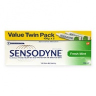 Sensodyne Fresh Mint Toothpaste for Sensitive Teeth Twin Pack 100g x 2