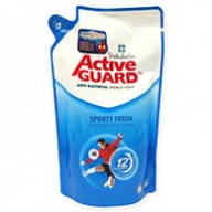 Shokubutsu Active Guard Sporty Fresh Anti-Bac Shower Foam Refill 550g