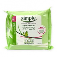 Simple Facial Cleansing Wipes - Original 25 Wipes